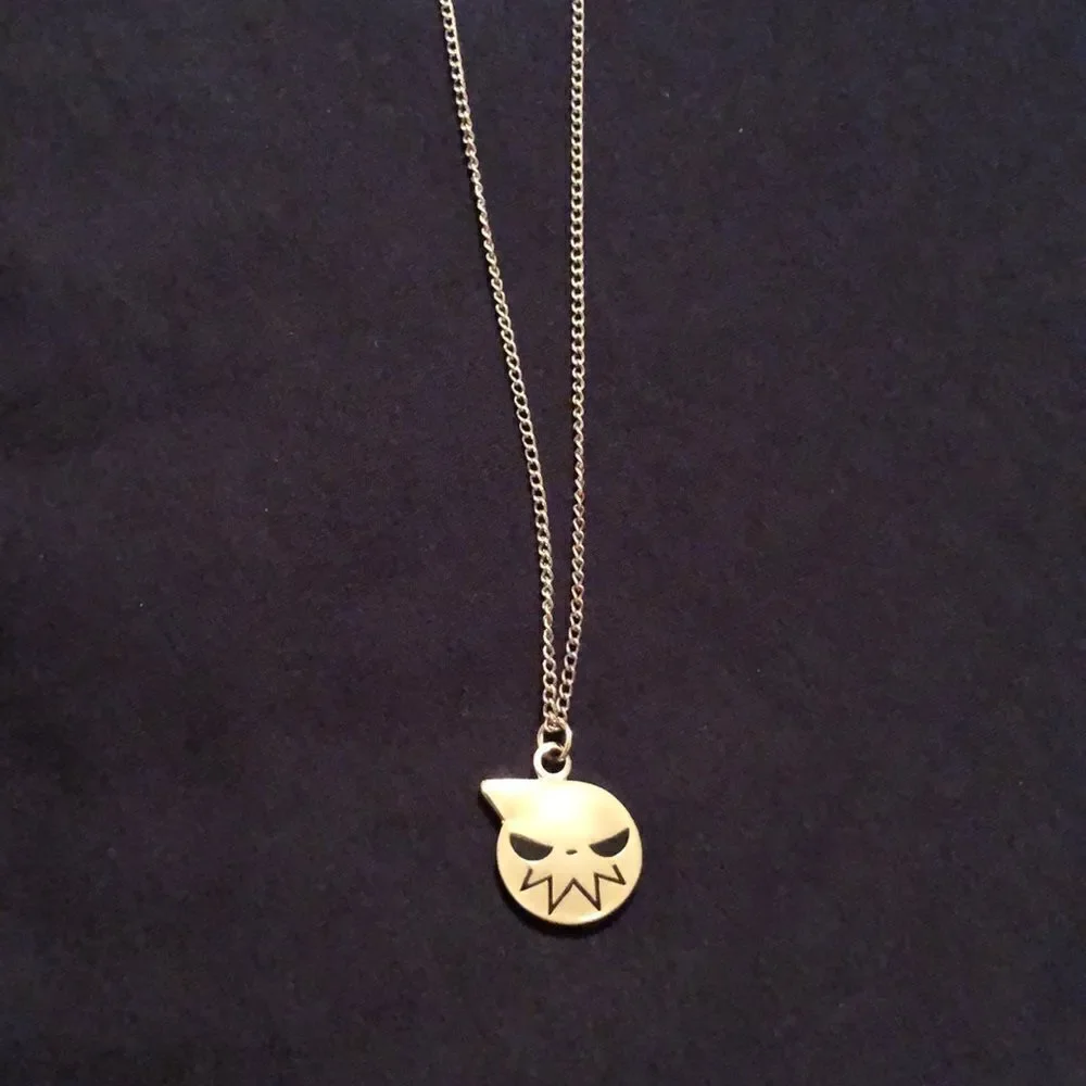 Fun silver tone necklace